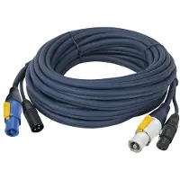 DAP FP17 Hybridkabel – powerCON & 3-poliger XLR – Audio/Strom 3 m