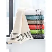 Vossen Handtücher "Cult de Luxe", rot (rubin), B:50cm L:100cm, Webfrottier, Obermaterial: 100% Baumwolle, Handtücher, Handtücher, mit Glanzbordüre