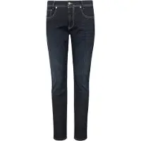 MAC Jeans dunkelblau einfarbig Denim Baumwolle