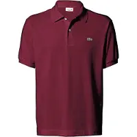 Lacoste Herren Poloshirt Bordeaux Frühling Sommer : Größe - L Größe: L