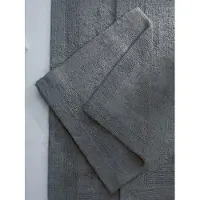 Cawö Badematte Uni Wendbar Antrazit-60 x 60 cm