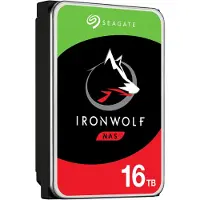 Seagate IronWolf ST16000VN001, 16 TB, 7200 RPM, 256 MB, 3.5", Serial ATA III