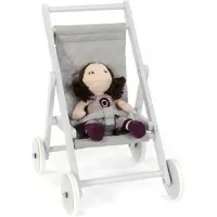 Smallstuff Holz-Puppenwagen, Rosa