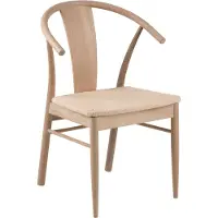 Ebuy24 Janik Esszimmerstuhl mit Armlehne Eiche.