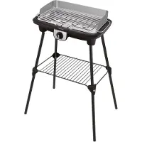 Tefal BG921812, Grill, Wagen, Feuerrost, Schwarz, Rechteckig, 4 Bein(e)
