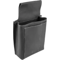 Greenburry Vintage Black Gürteltasche - Kellnerbörse Leder 14,5 cm