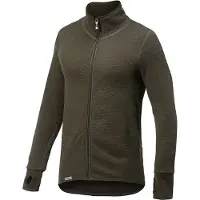 Woolpower Jacke Unisex Full Zip Jacket 400 Pine Green-XS