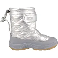 Winter-Grip Schneestiefel Junior Quilt Bieber Silber Grau Kinder-Schuhgröße 28