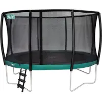 Etan Gartentrampolin Premium Gold inkl. Sicherheitsnetz 427 cm grün ET-EPG14CD-N