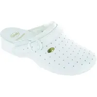 Scholl Medizinische Clogs Racy White Unisex-Schuhgröße 46