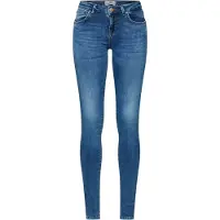 LTB Jeans Damen Skinny Jeans Nicole - SkinnyJeans mit Knopf & Reißverschluss und Stretch - Nicole Used Jeanshose in -Blau W30/L32