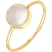 Elli Ring Trend Bandring Mondstein Edelstein 925 Silber Elli Gold
