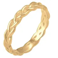 Elli Ring Knoten Twisted Trend Blogger Unendlich 925 Silber Elli Gold
