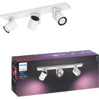 Philips Hue Argenta Aufbauspot White & Color - Weiß - 3 Spots