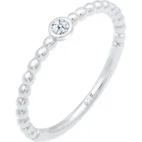 Elli Ring 925 Sterling Silber Verlobungsring in Silber | Gr.: 56