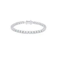 Elli Armbänder - Armband Tennisarmband Trend Zirkonia Kristalle 925 - Gr. 20 CM - in Silber - für Damen