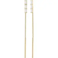 Elli Ohrringe Topas Rechteck Panzer Trend Durchziehen 925 Silber Elli Premium Gold