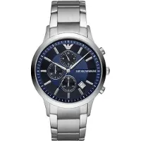 Giorgio Armani Emporio AR11164 Herren-Armbanduhr, Edelstahl-Gehäuse, Metall-Armband