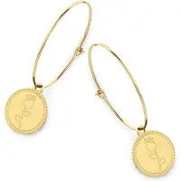 CO88 Collection Goldene Damenohrringe aus der CO88 Kollektion 8CE-70046