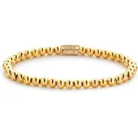 Rebel & Rose RR-40038-G-S Damen-Armband Goldfarben 4 mm