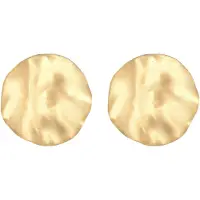 Elli Ohrringe Stecker Organic Design Blogger Matt 925Er Silber Elli Gold
