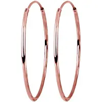 Elli Ohrringe Basic Creolen Klassisch 925 Silber Elli Rosegold