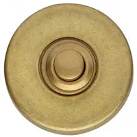 Intersteel Runde Türklingel Chimea Messing getrommelt