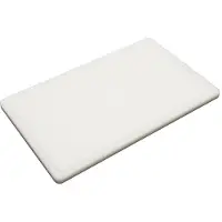 Metro Professional Schneidebrett GN 1/1, Polyethylen, 53 x 32.5 cm, mit Saftrille, weiß