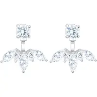 Elli Ohrringe Floral Ear Jackets Zirkonia 925 Sterling Silber Elli Silber