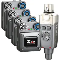 Xvive U4R4 Drahtloses In-Ear-Monitor-System mit 4 Empfängern