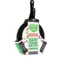GreenChef Diamond Gesundes Antihaft-Keramik Pfannen-Set 2-teilig, 20 cm und 28 c