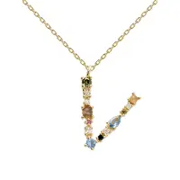 P D PAOLA PD PAOLA - Buchstabe ''W'' Halskette - gold