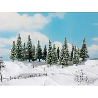 Noch Schneetannen, Grün, Weiß, 6 Stück(e)