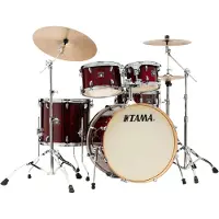 Tama Superstar Classic 22" 5pc Kesselsatz Gloss Garnet Lacebark Pine