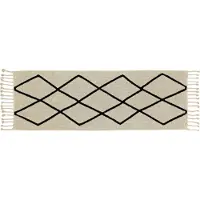 Lorena Canals - Alfombra Lavable, 140 cm x 200 cm, schwarz