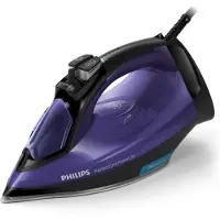 Philips PerfectCare GC3925/30, Dampfbügeleisen, SteamGlide Plus-Sohle, 180 g/min, Schwarz, Violett, 45 g/min, 0,3 l