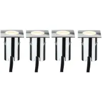Paulmann 937.85, Outdoor floor lighting, Edelstahl, Edelstahl, IP67, III, 1 bulb(s)