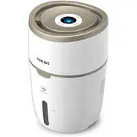 Philips Luftbefeuchter 2000 Series, NanoCloud für bis zu 99% weniger Bakterien, bis 44 m², Weiß (HU4816/10)