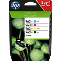 HP 963XL Tintenstrahl Tintenpatrone - CMYK - Original - Blisterverpackung - 4 Pack - Tintenstrahl - 4er Pack