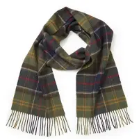 Barbour Schal Modern Lambswool Grau