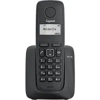 Gigaset A116, DECT-Telefon, Anrufer-Identifikation, Schwarz