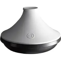 Emile Henry Tajine Delight Schwarz Weiß Ø33,5 cm