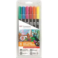 Tombow Marker Tombow ABT Dual Brush 6P-3 Tattoos (6)