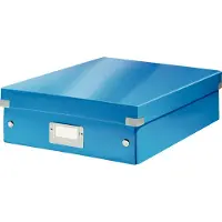 Leitz Organisationsbox Click + Store, mittel, eisblau