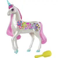 Mattel Dreamtopia Regenbogen-Königreich Magisches Haarspiel Einhorn