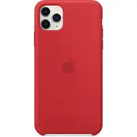 Apple Original iPhone 11 Pro Max Hülle - Silikon - Backcover/Soft Case - Rot