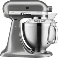 KitchenAid 5KSM185PSEMS Medaillon Silber