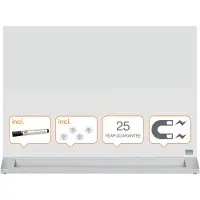 Nobo 60x43 Cm Magnetisches Tisch-whiteboard Aus Glas