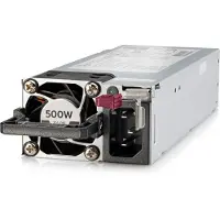 HP 500W Flex Slot Platinum Hot Plug Low Halogen Power Supply Kit, 500 W, 100 - 240 V, 50 - 60 Hz, 94%, Server, 80 PLUS Platinum