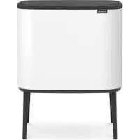 Brabantia Bo Touch Bin Mülleimer 11 + 23 L - Weiß